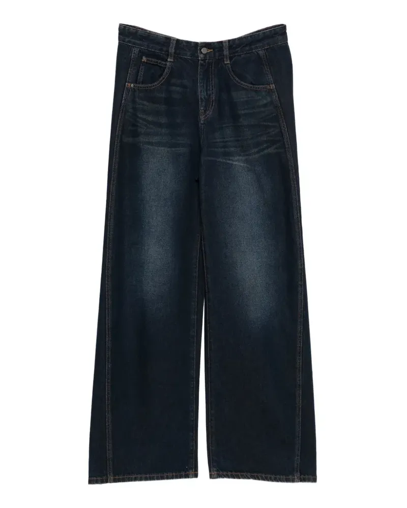 JNBY Jeans mit weitem Bein - Blau Blau