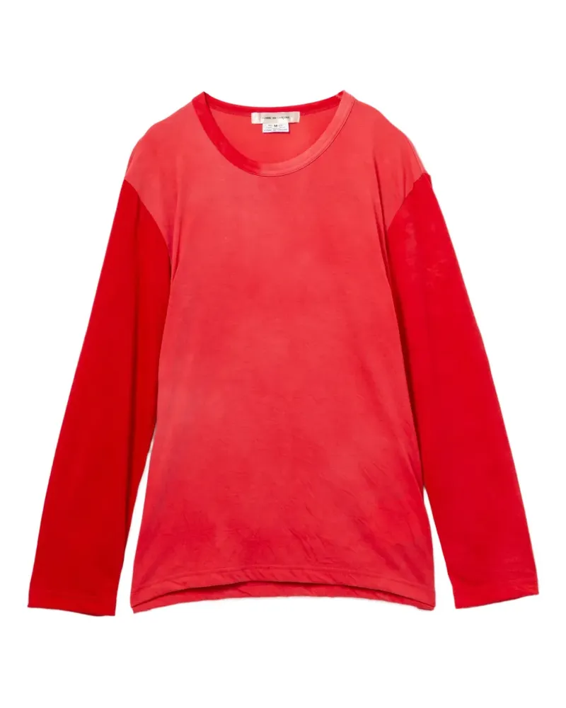 Comme des Garçons Langärmeliges Oberteil - Rot Rot