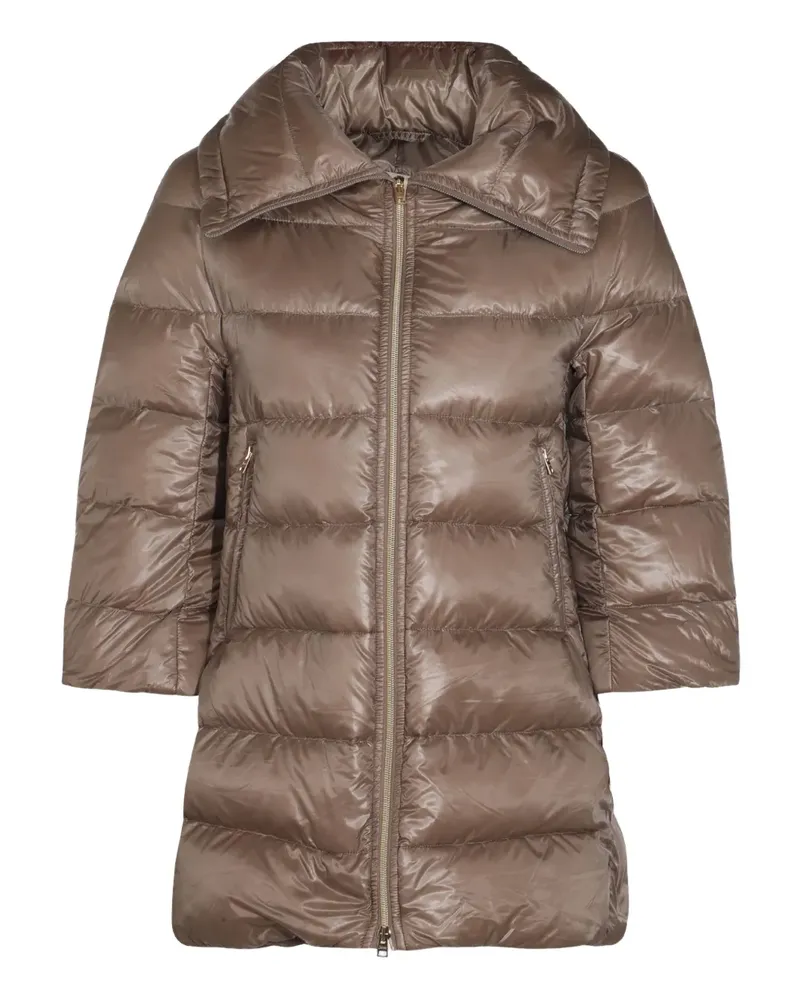 Herno quilted zip-up coat - Braun Braun