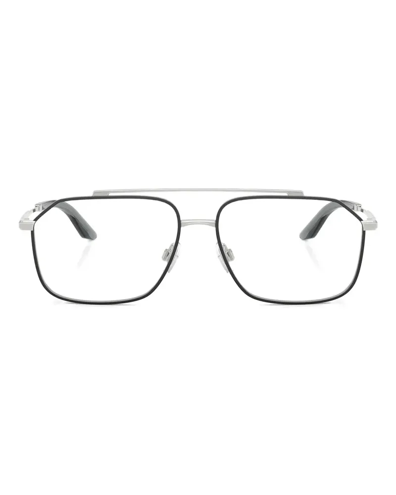 Dolce & Gabbana Brille mit geometrischem Gestell - Schwarz Schwarz