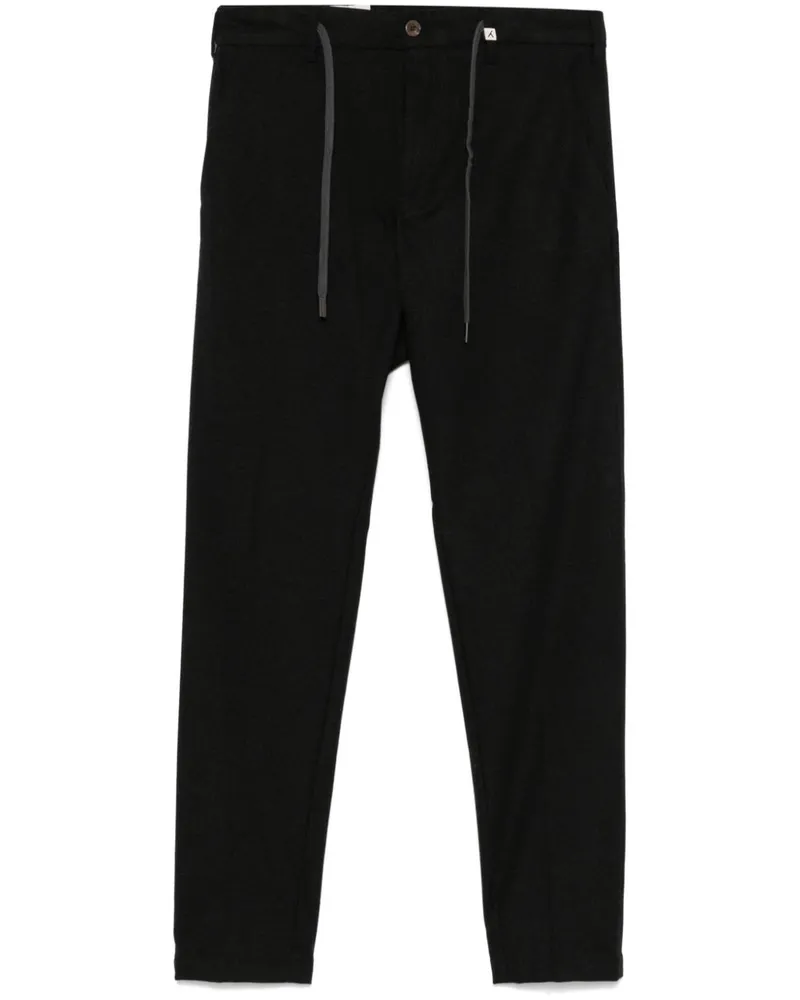 MYTHS Hose aus Flanell - Schwarz Schwarz