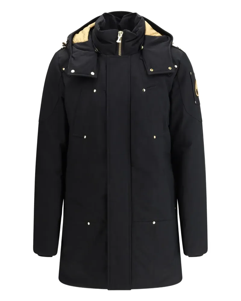 Moose Knuckles Stirling Parka mit Kapuze - Schwarz Schwarz