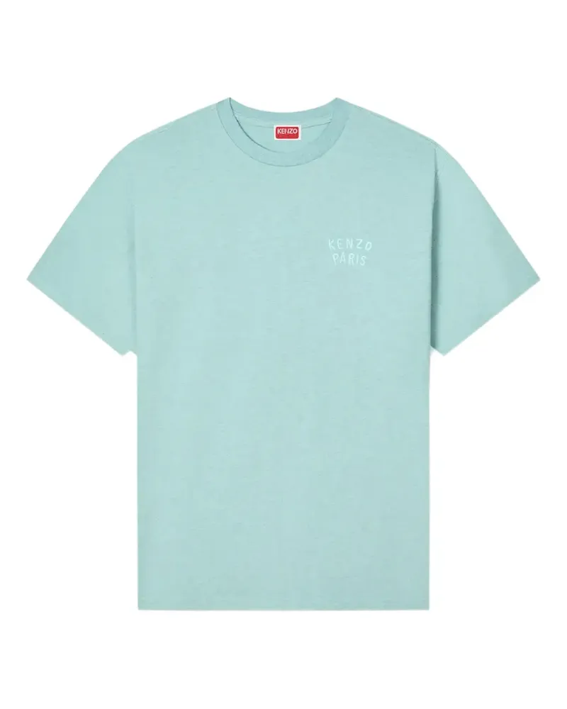 Kenzo Boke Flower T-Shirt mit Logo - Blau Blau