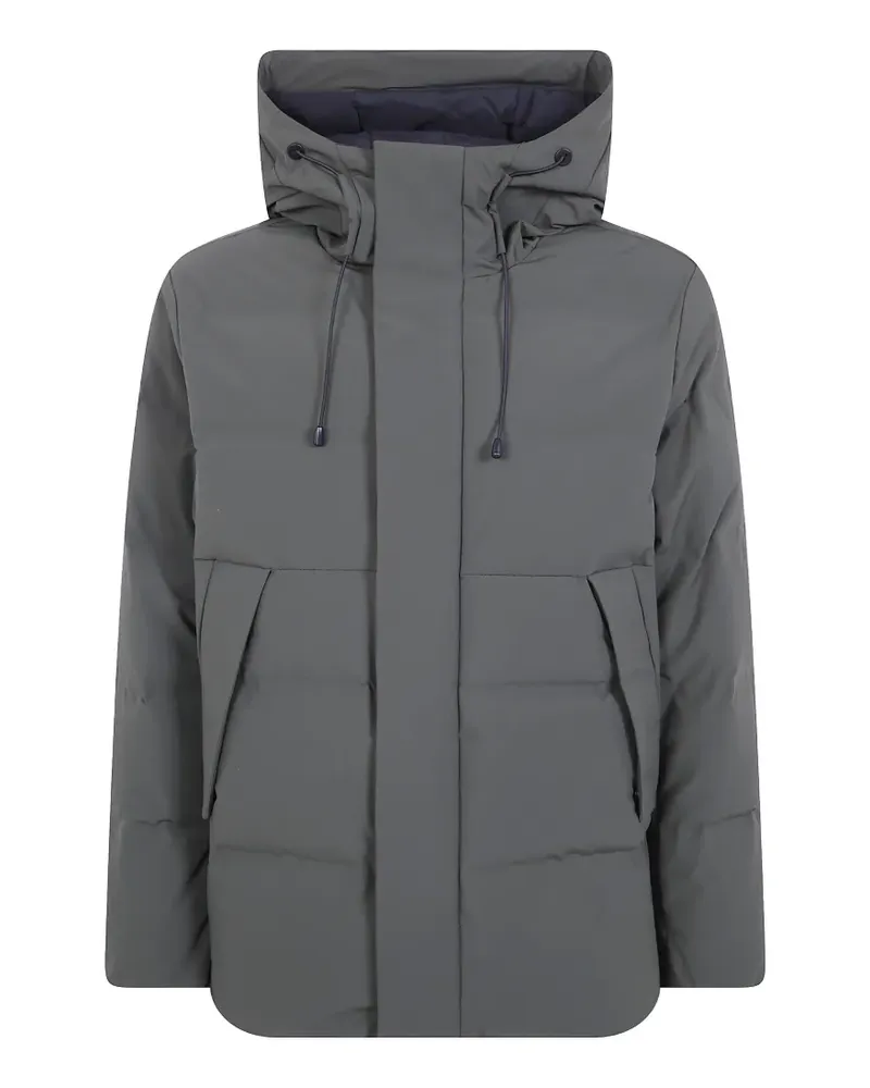 People of Shibuya Daisen quilted hooded jacket - Grün Grün