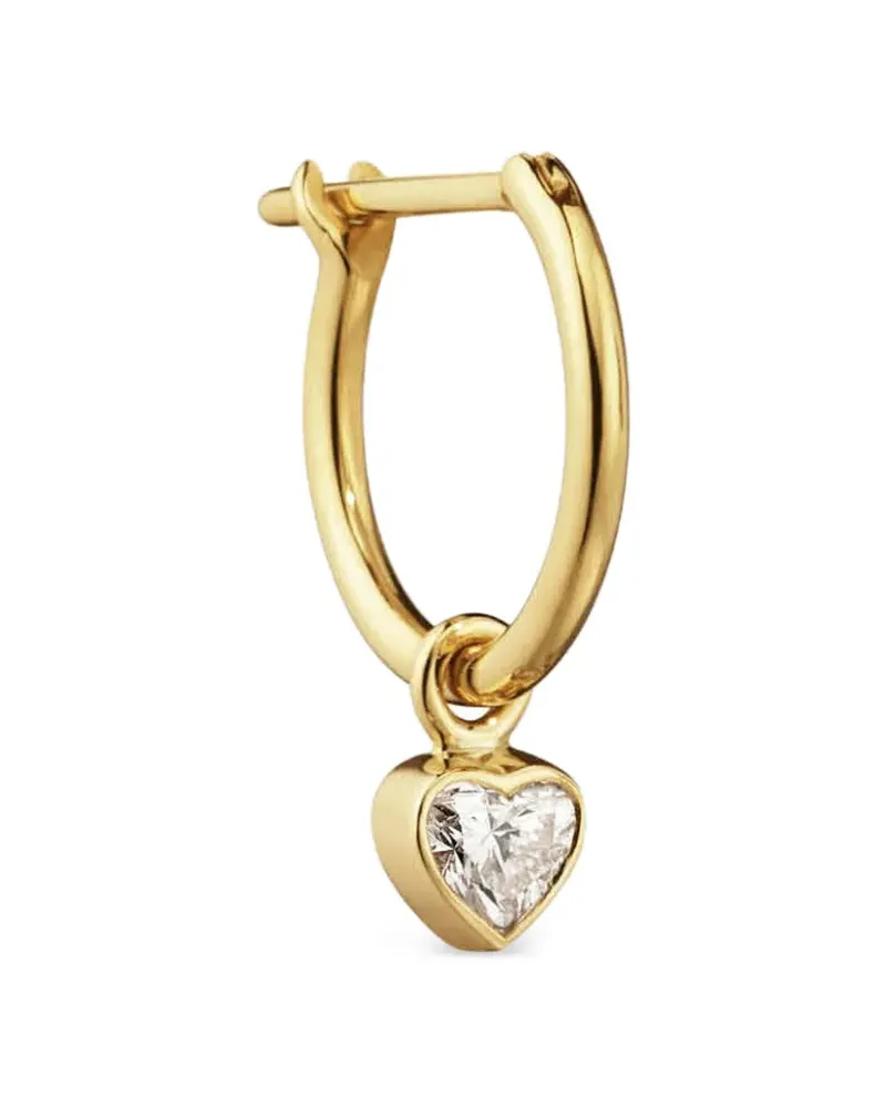 Sophie Bille Brahe Lily Coeur Ohrring mit Diamanten - Gold Gold