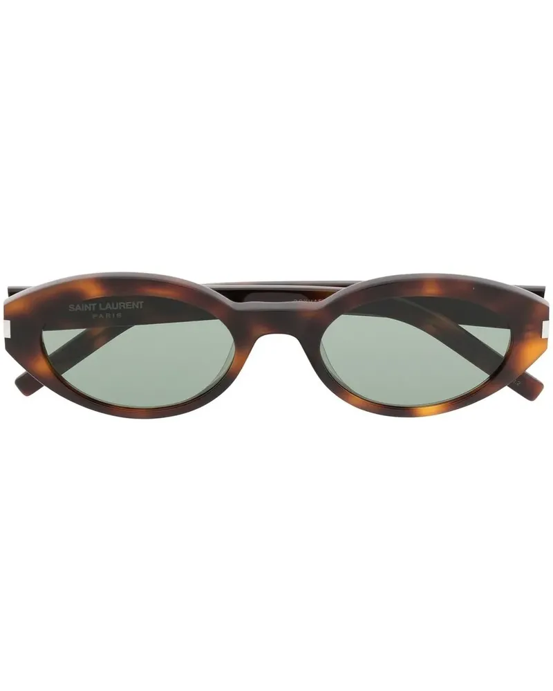 Saint Laurent Brille in Schildpattoptik - Braun Braun