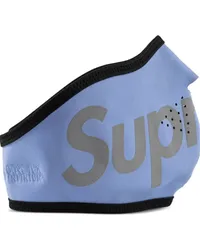 Supreme Being Windstopper Mundschutzmaske mit Logo-Print Blau