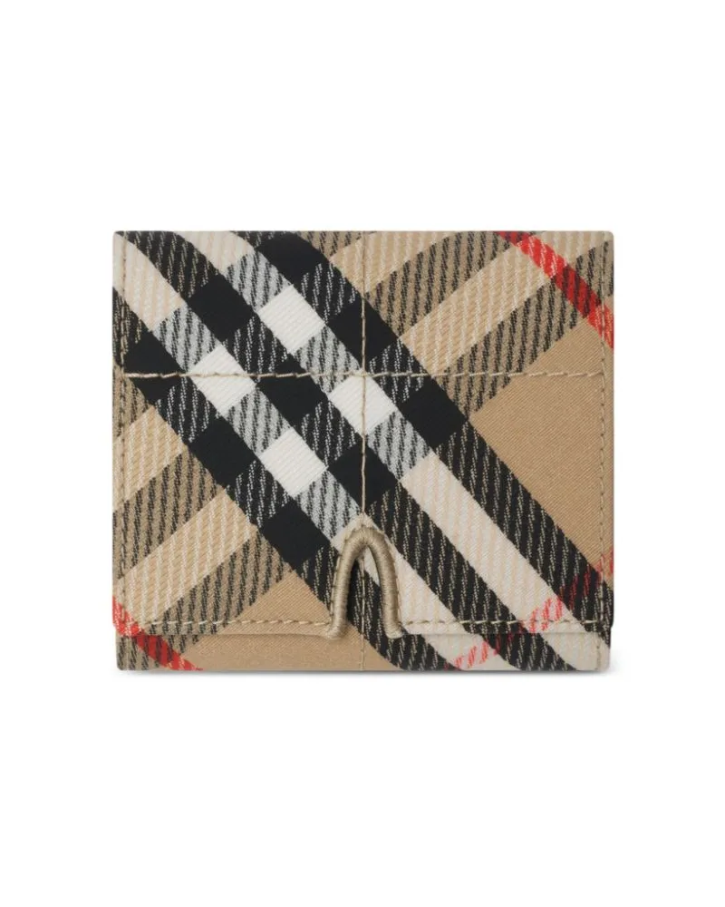 Burberry Snip Portemonnaie mit Vintage Check-Print - Nude Nude