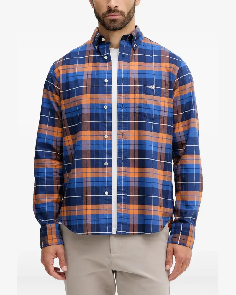 Gant checked Oxford shirt - Blau Blau