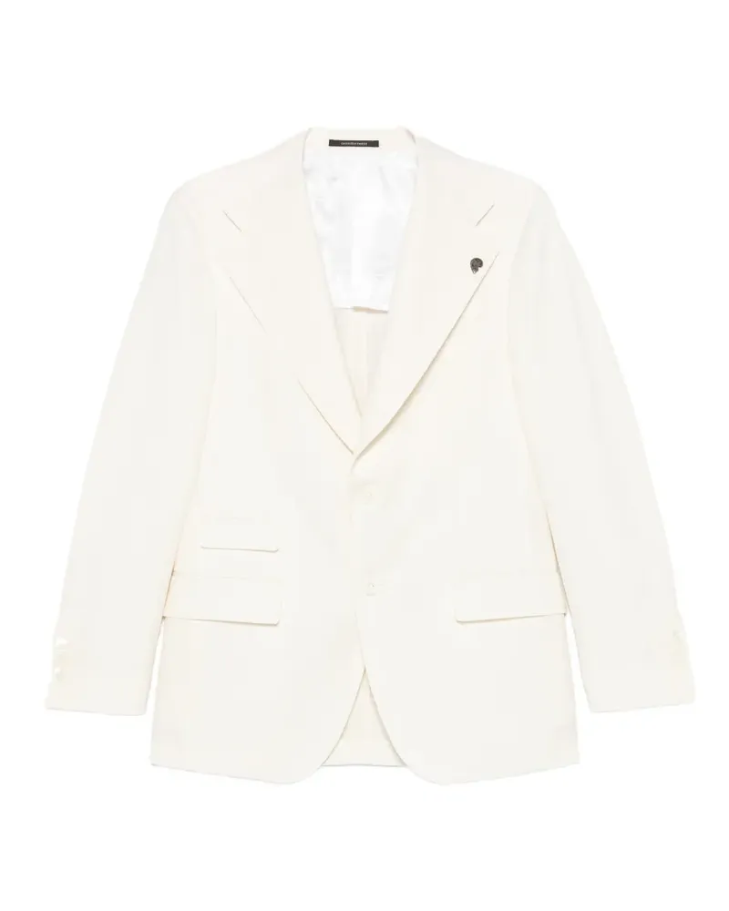 Gabriele Pasini striped-pattern blazer - Weiß Weiß