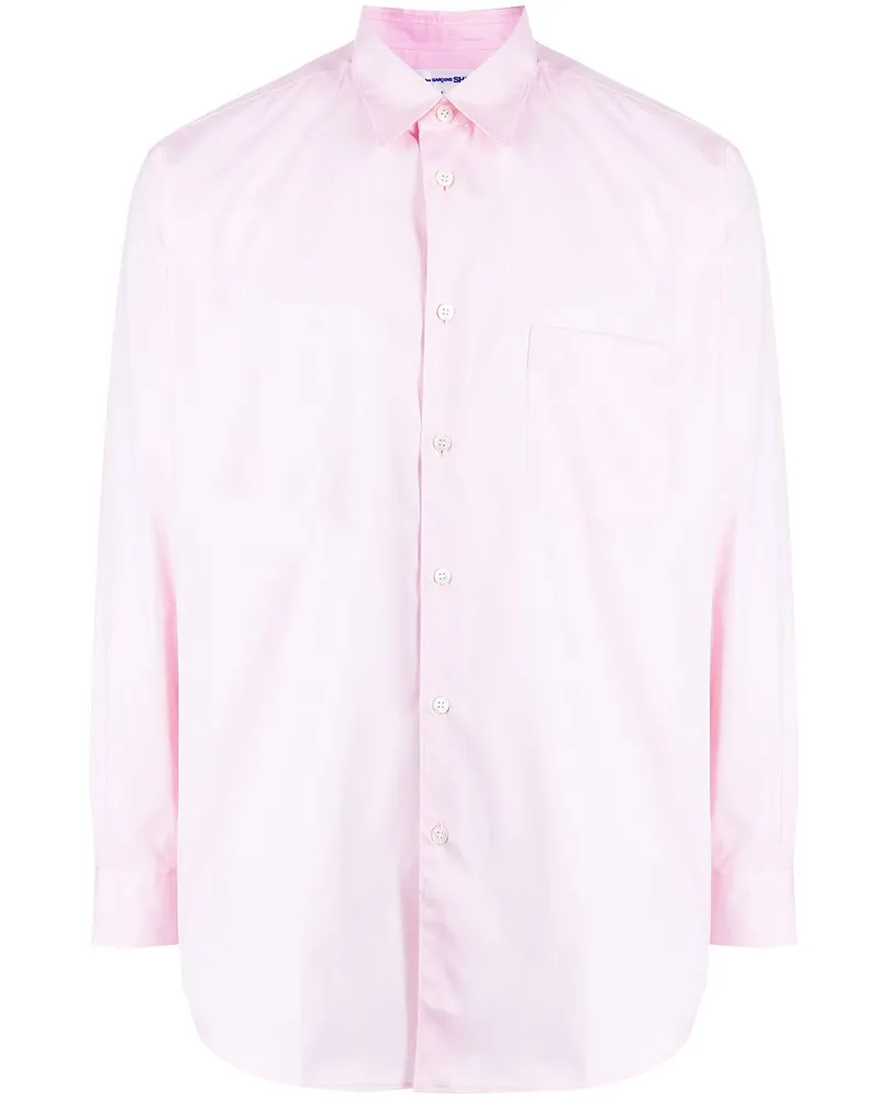 Comme des Garçons Langärmeliges Hemd - Rosa Rosa