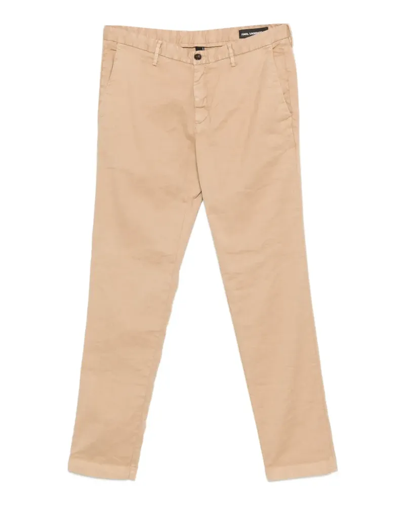 Karl Lagerfeld button trousers - Nude Nude