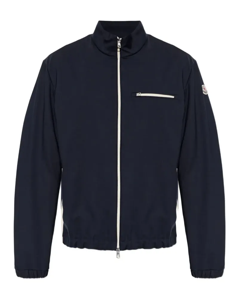 Moncler Fourioun logo-patch jacket - Blau Blau