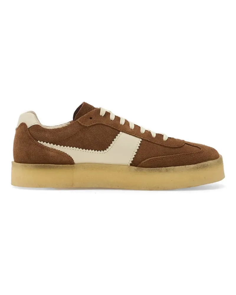 Clarks Tor 80 jagged panel sneakers - Braun Braun