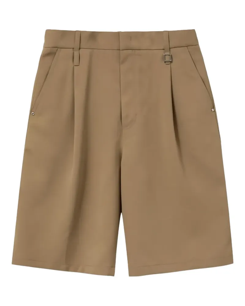 Wooyoungmi One-Tuck Shorts mit Falten - Braun Braun