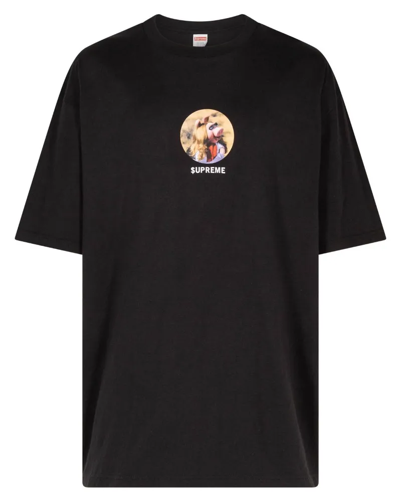Supreme Being Miss Piggy T-Shirt - Schwarz Schwarz