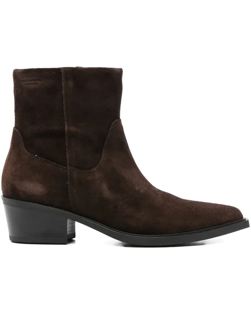 Vagabond Spitze Wildlederstiefel 40mm - Braun Braun