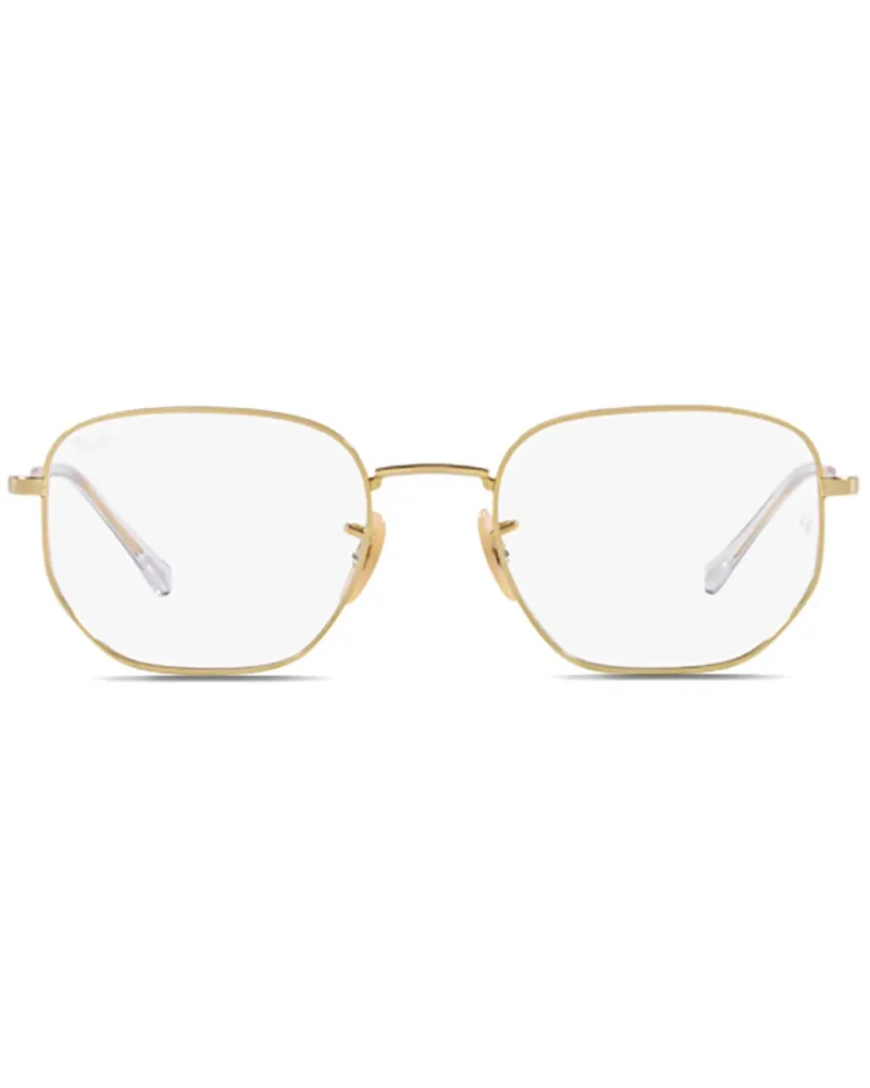 Ray Ban Brille mit geometrischem Gestell - Gold Gold