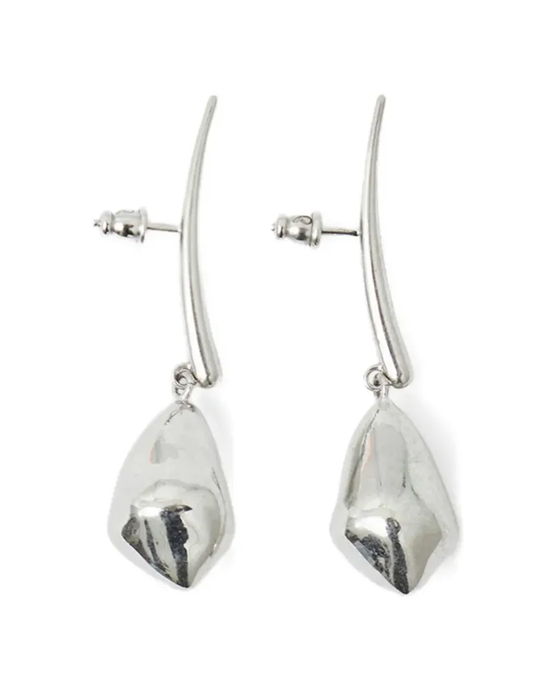 PANCONESI small Lacrima sculptural earrings - Silber Silber