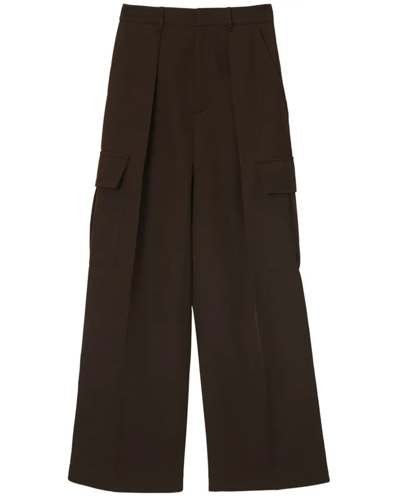 Burberry Cargohose mit weitem Bein - Braun Braun
