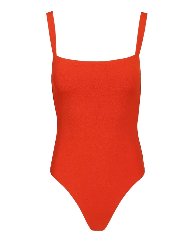 Matteau square-neck swimsuit - Rot Rot