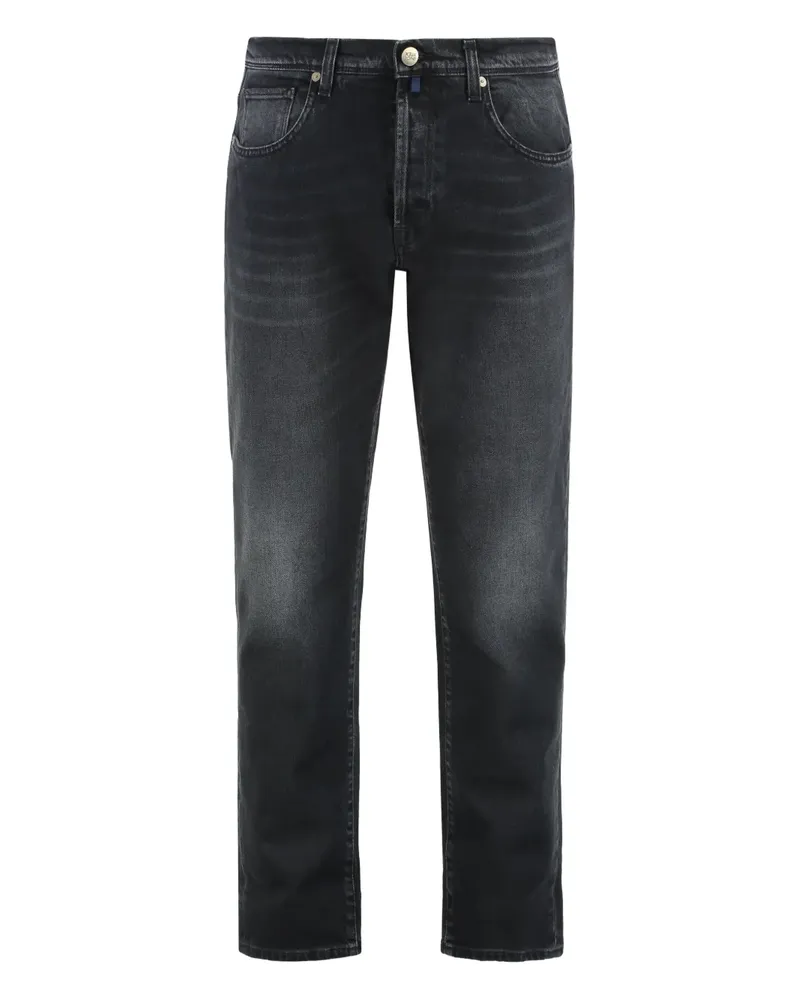 Slowear Gerade Five-Pocket-Jeans - Grau Grau