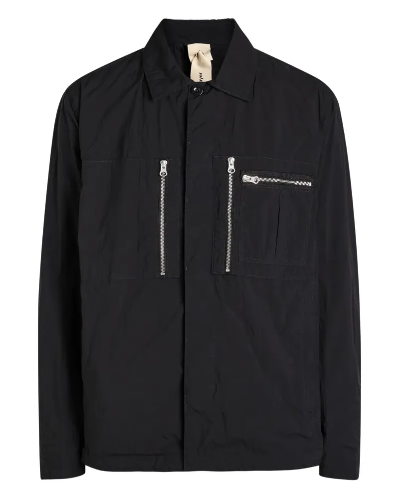 Ten c zip shirt jacket - Schwarz Schwarz