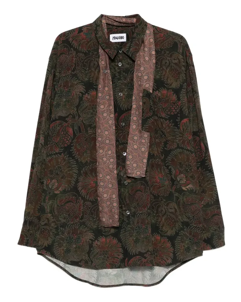 Magliano Liquid Penna long-sleeve shirt - Grün Grün