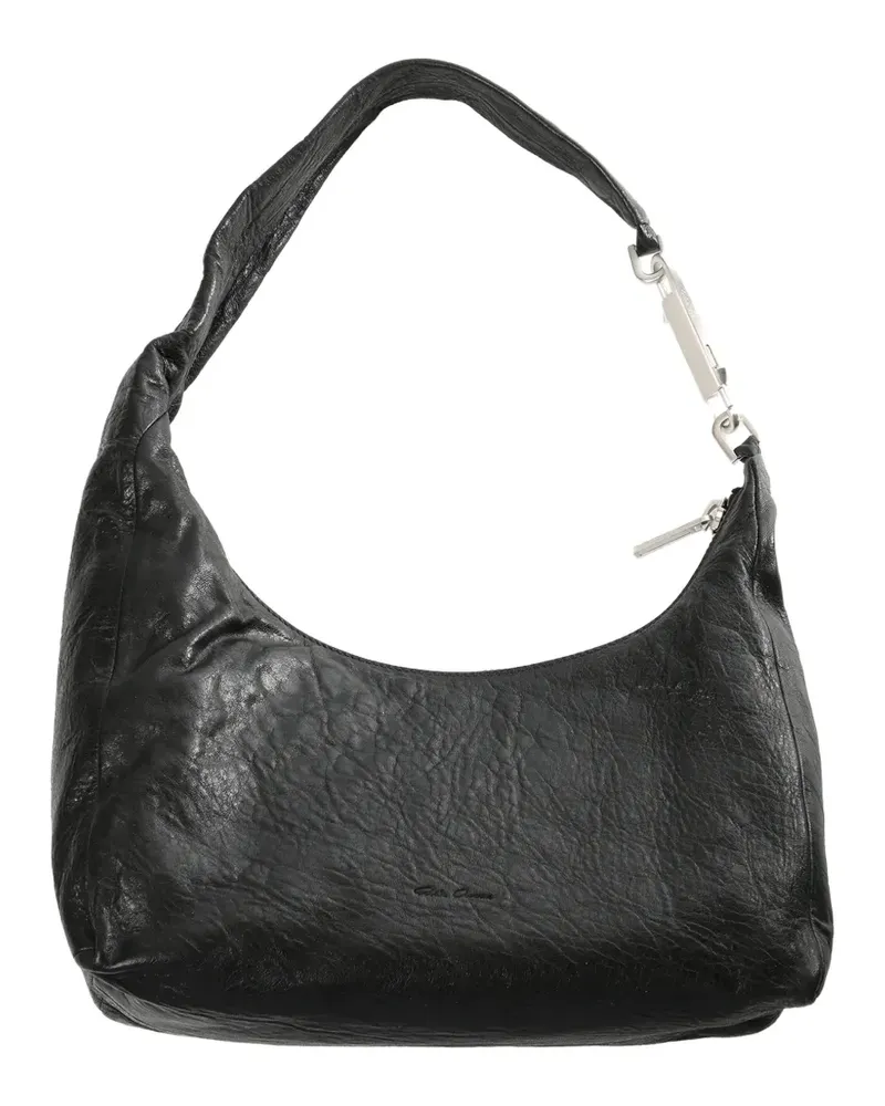 Rick Owens small Gemini zip shoulder bag - Schwarz Schwarz