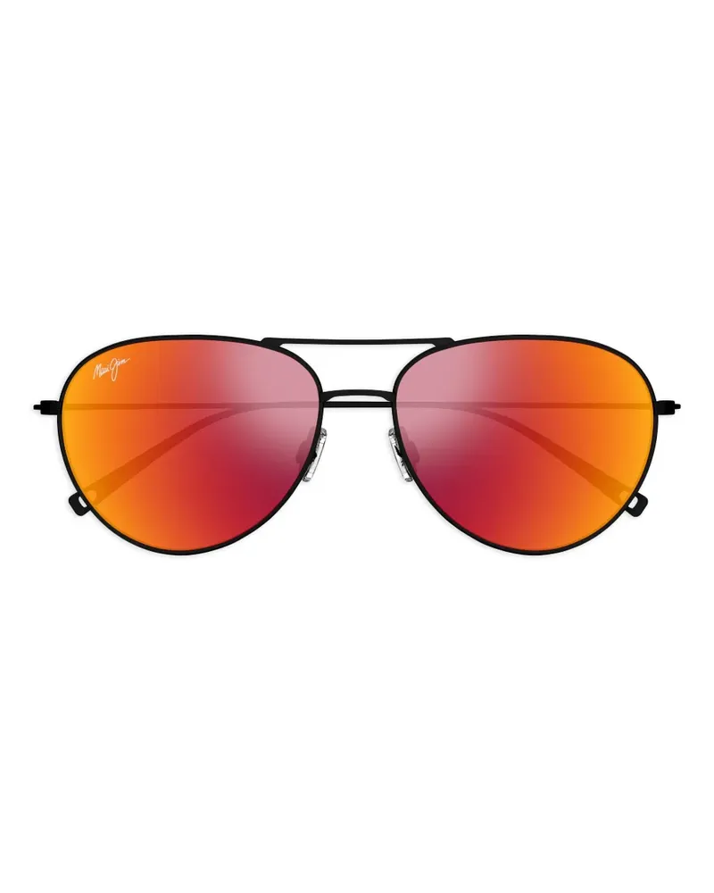 Maui Jim Walaka Pilotenbrille - Schwarz Schwarz