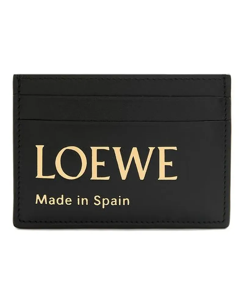 Loewe Kartenetui mit Logo-Prägung - Schwarz Schwarz