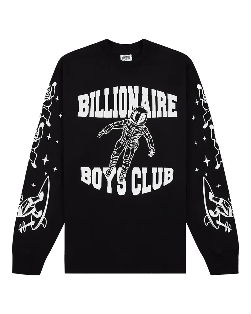 Billionaire Boys Club Gravity long-sleeve graphic-print T-shirt - Schwarz Schwarz