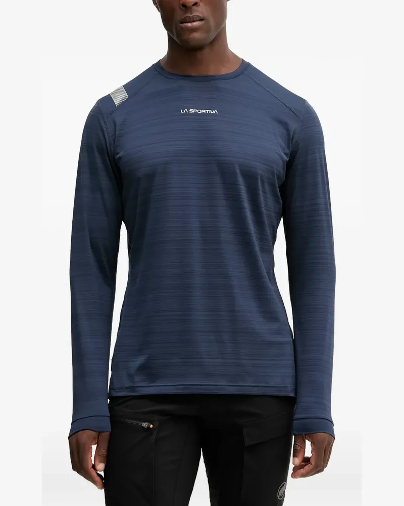 La Sportiva Tour Langarmshirt - Blau Blau