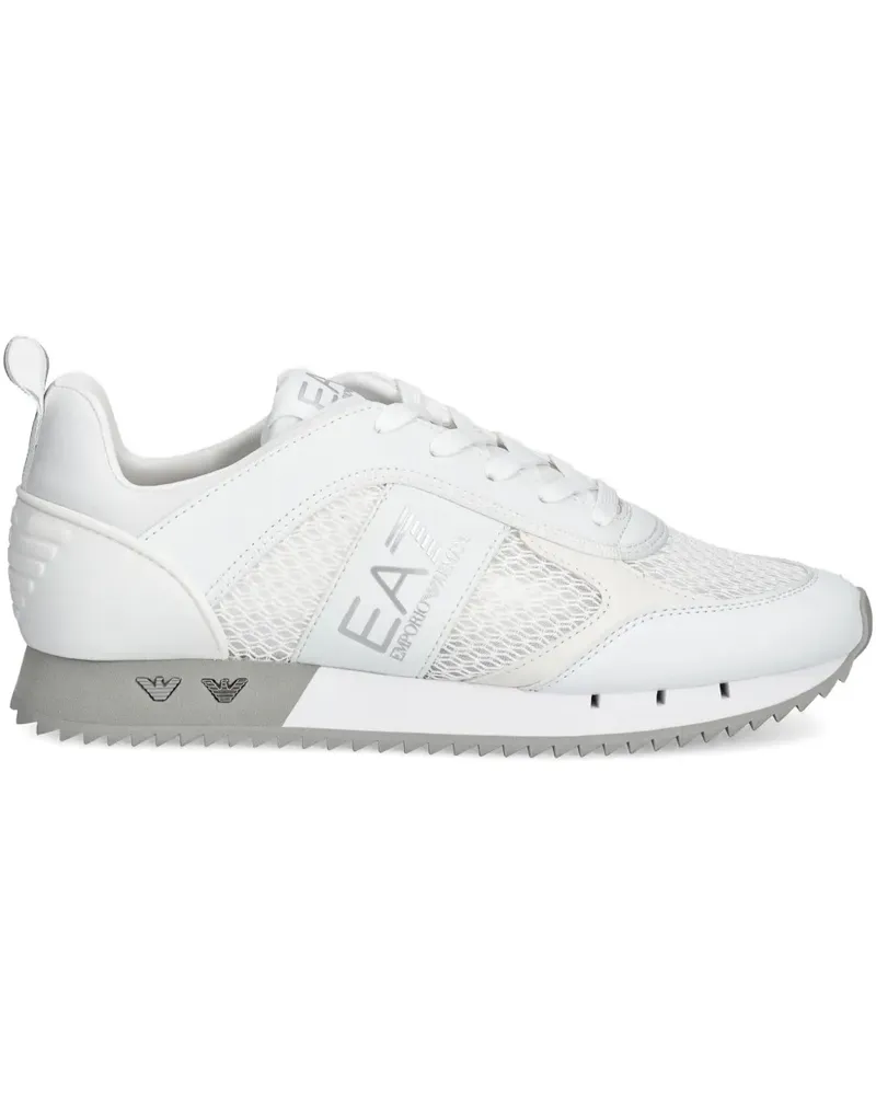 EA7 logo-detail sneakers - Weiß Weiß