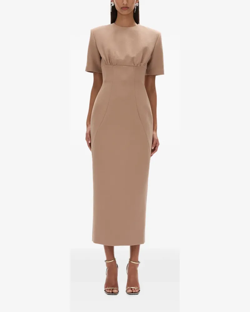 Rachel Gilbert Dover short-sleeve midi dress - Braun Braun