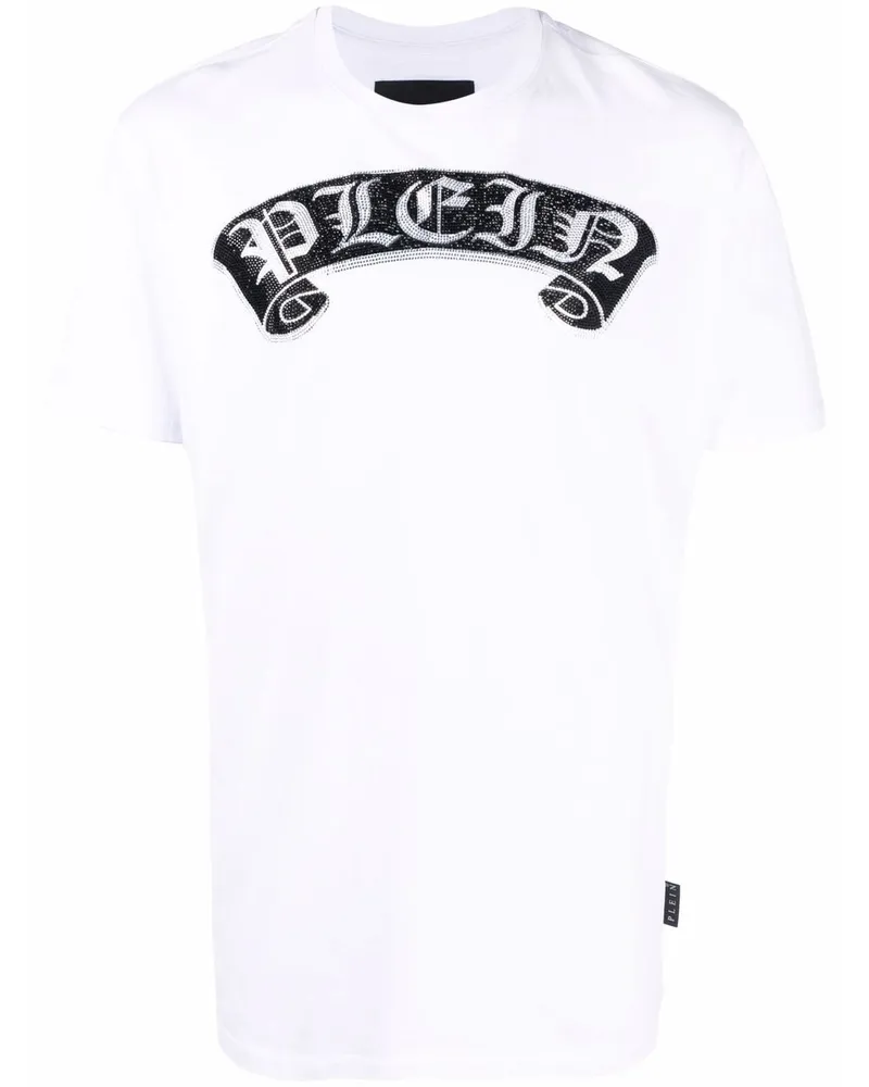Philipp Plein T-Shirt mit Strass - Weiß Weiß