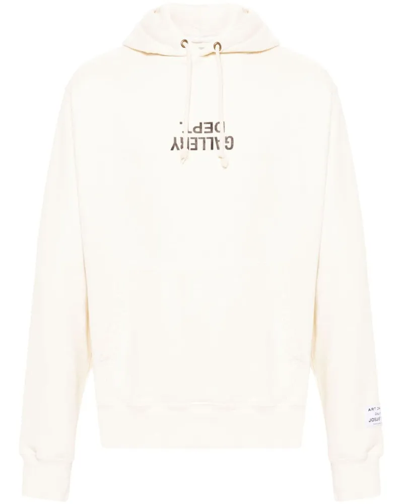 GALLERY DEPT. Hoodie mit Logo-Print Nude