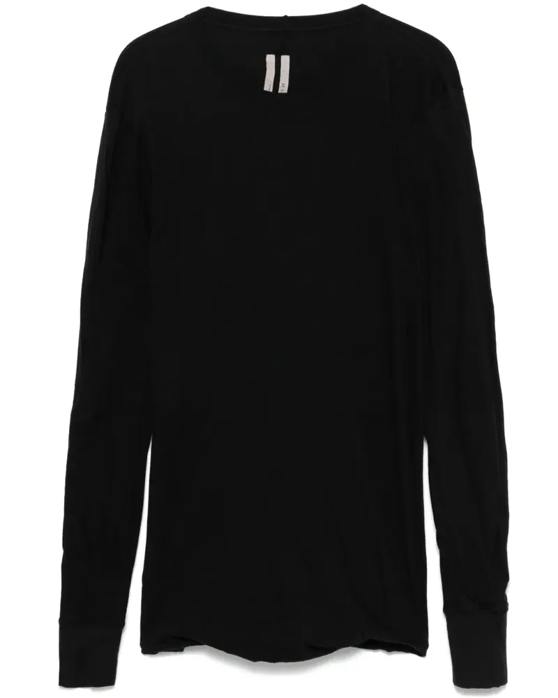 Rick Owens Double T-Shirt - Schwarz Schwarz