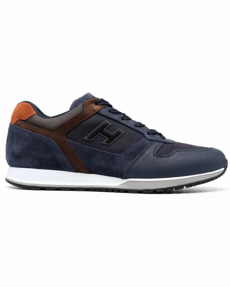Hogan Sneakers mit Ledereinsätzen - Blau Blau