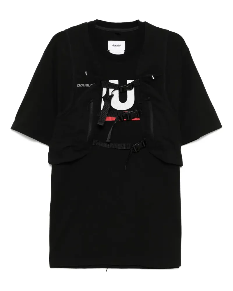 Doublet Trail T-Shirt - Schwarz Schwarz