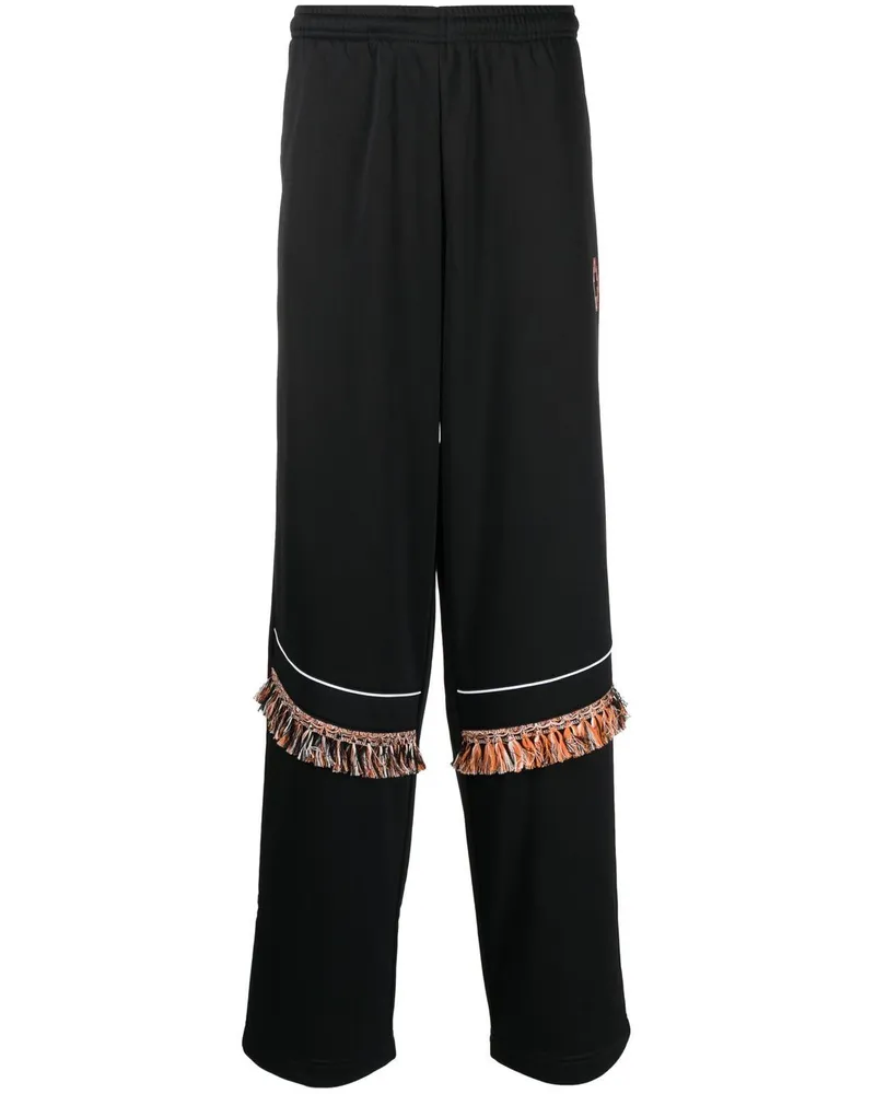 Marcelo Burlon | County of Milan Jogginghose mit Fransen - Schwarz Schwarz