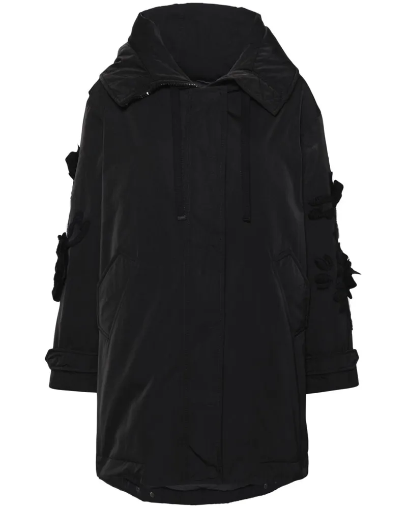 Ermanno Scervino Bomberjacke mit Applikation - Schwarz Schwarz