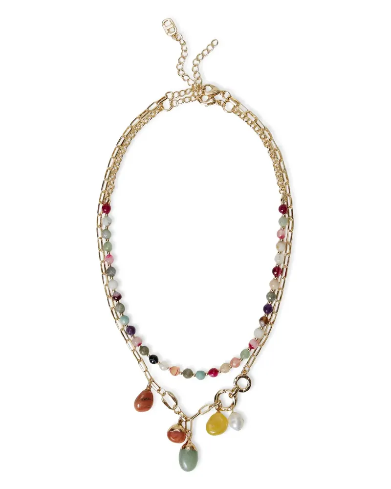 Twin-Set Halskette mit Perlen - Gold Gold