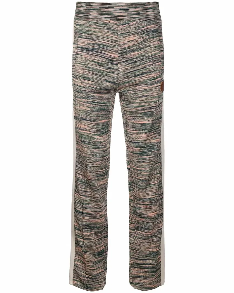 Palm Angels x Missoni Sportjacke mit Logo-Patch - Grün Grün