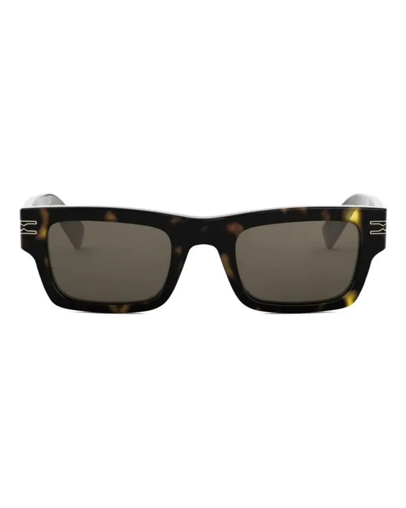 Bulgari B.zero1 rectangle sunglasses - Braun Braun