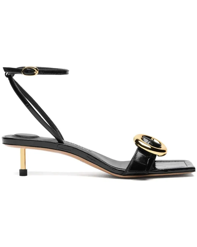 Jacquemus Les Regalo Sandalen 40mm - Schwarz Schwarz