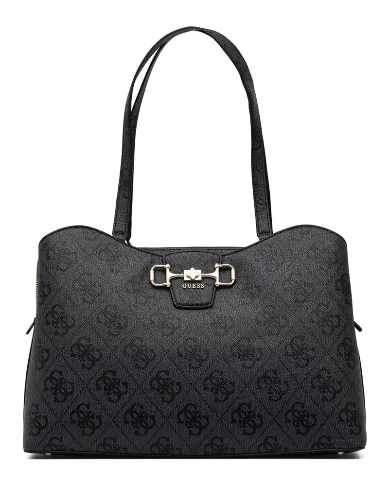 Guess Janie 4G-monogram tote bag - Schwarz Schwarz