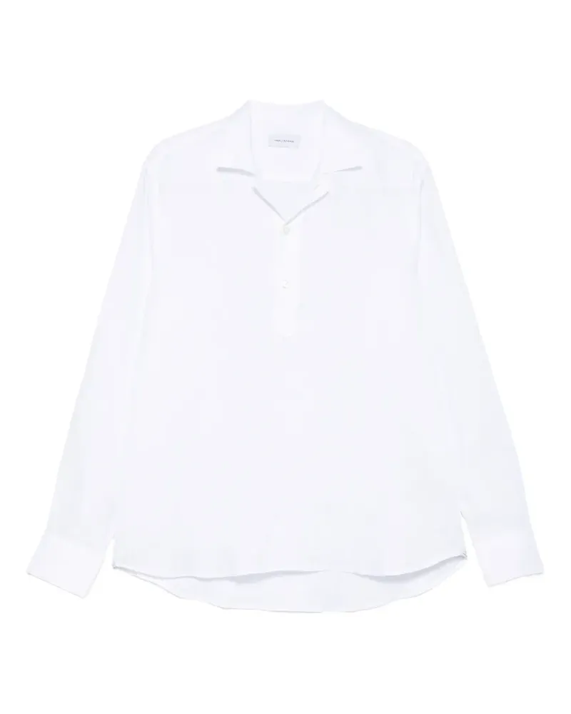 Tagliatore Dustin Hemd mit Reverskragen - Weiß Weiß