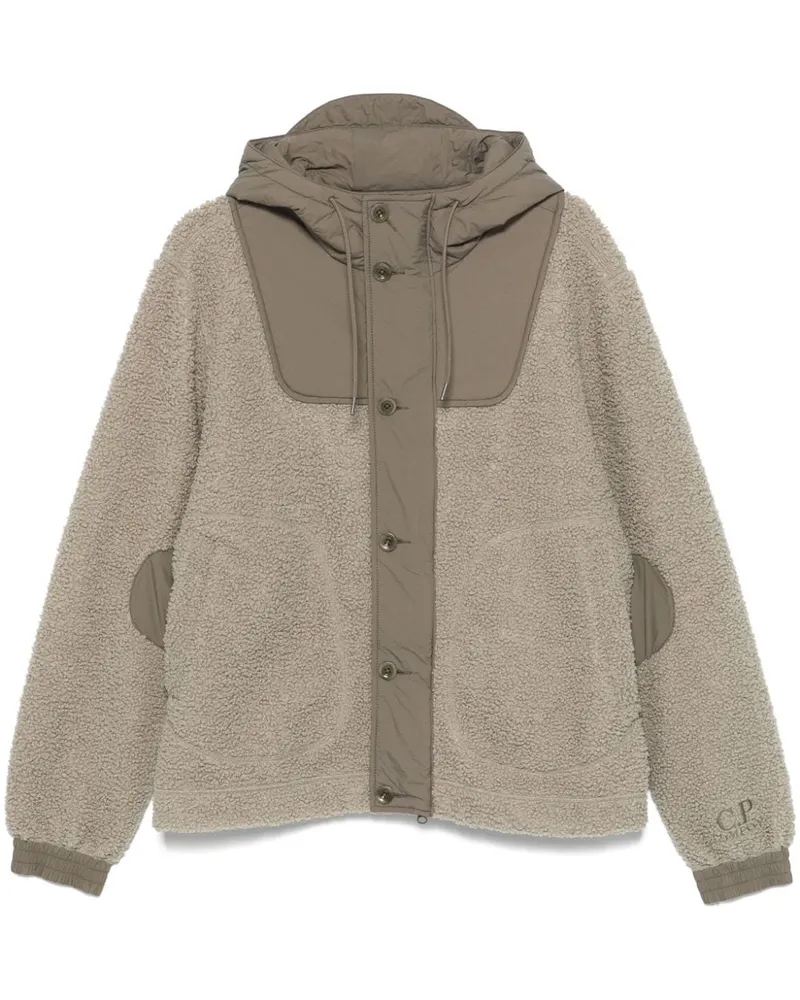 C.P. Company Jacke aus Faux Shearling - Grün Grün