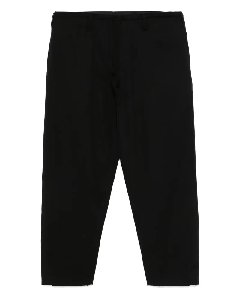 Yohji Yamamoto Hose mit Tapered-Bein - Schwarz Schwarz